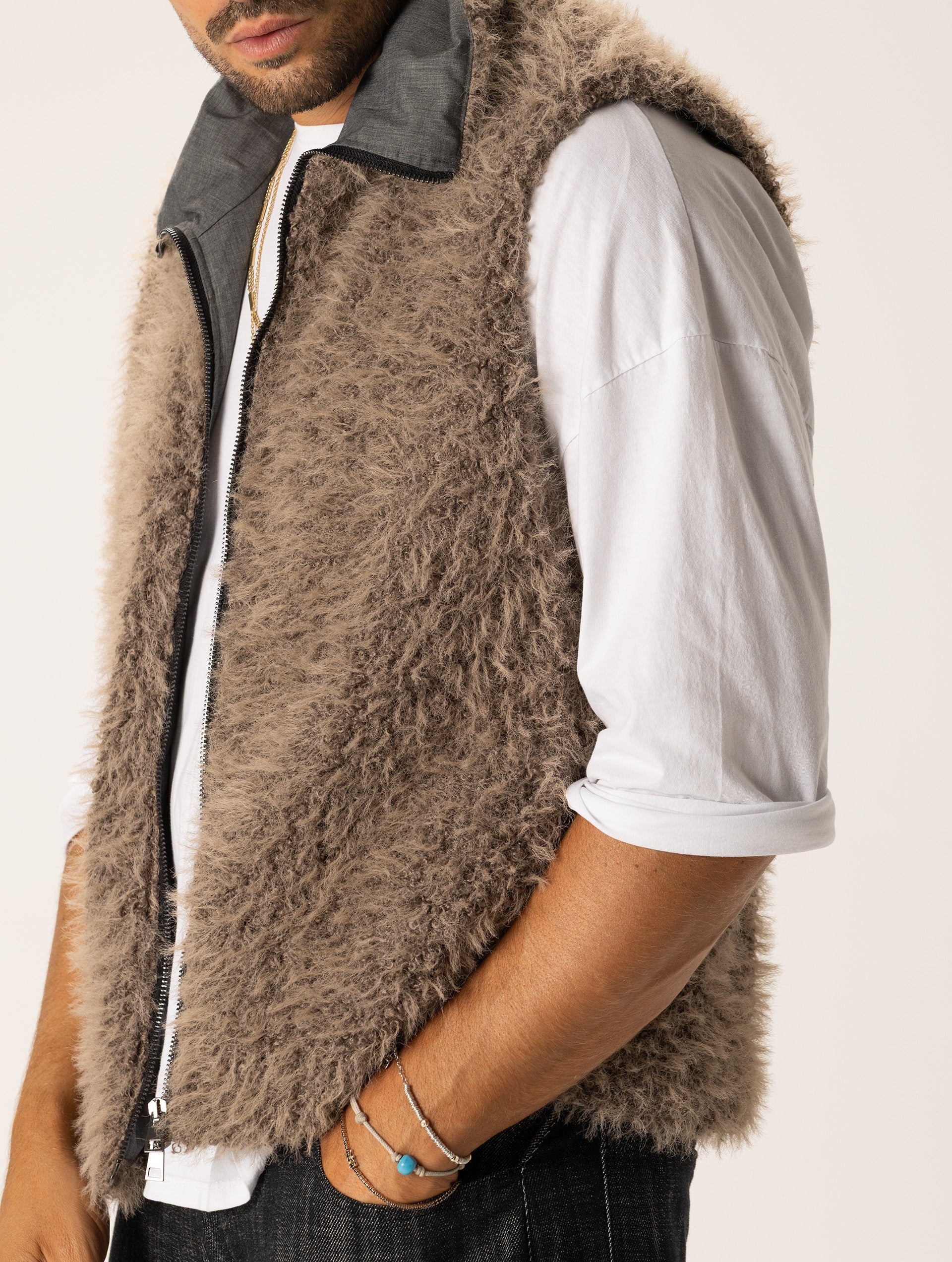 GENJO SHEARLING VEST