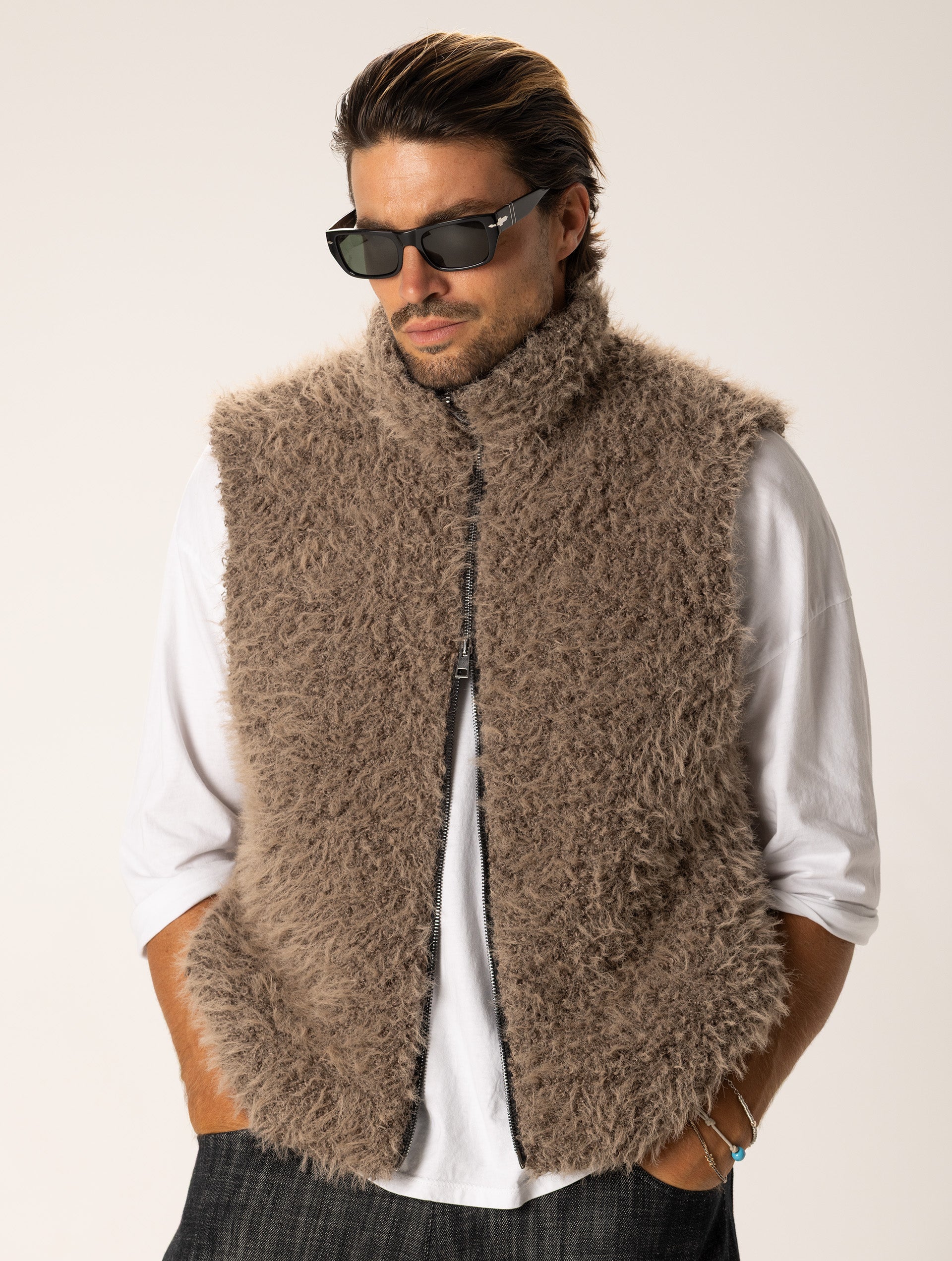 GENJO SHEARLING VEST