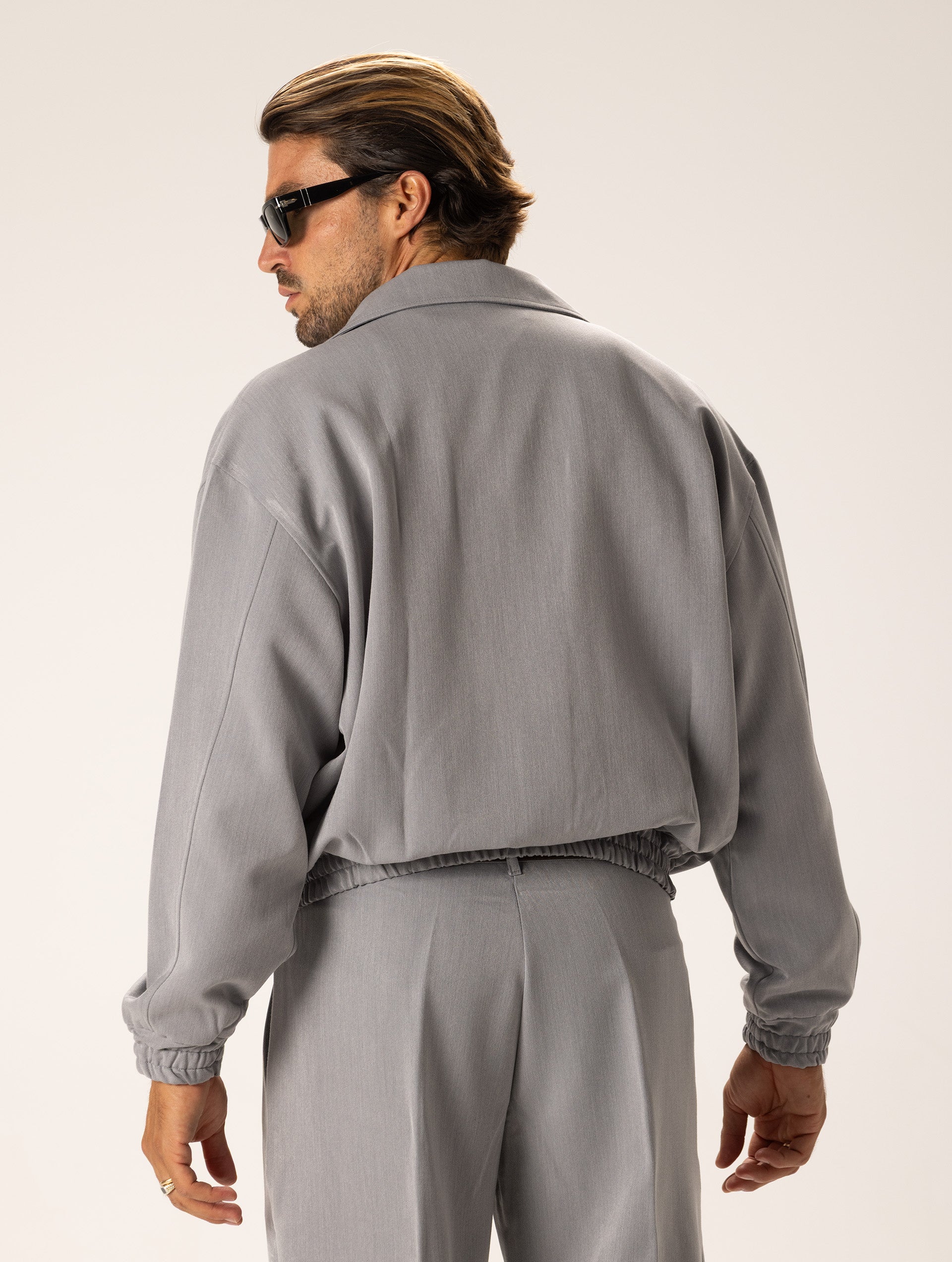 JORDAN JACKET IN LIGHT GREY