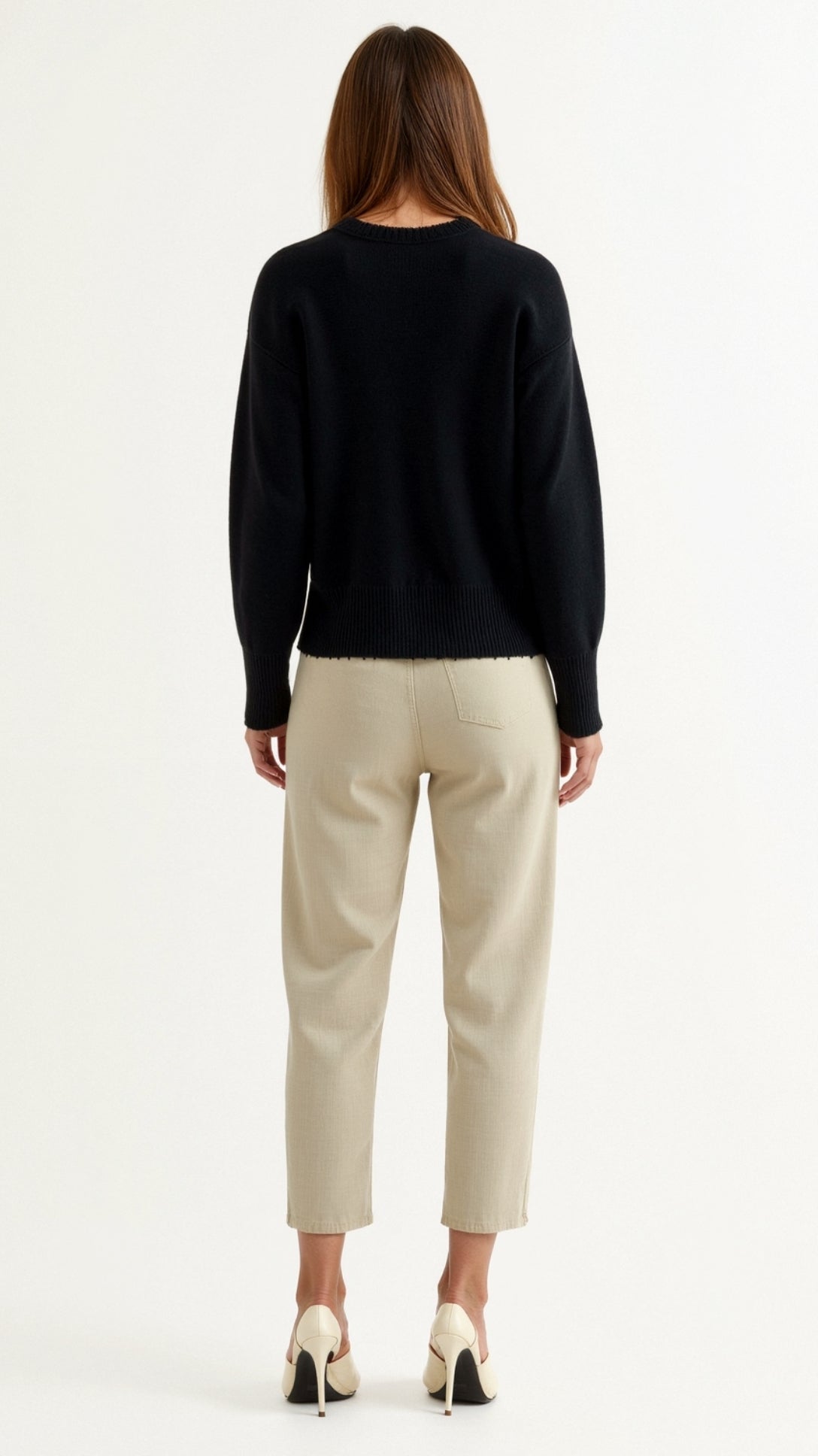 Caroline Pearl Trim Knit Cardigan