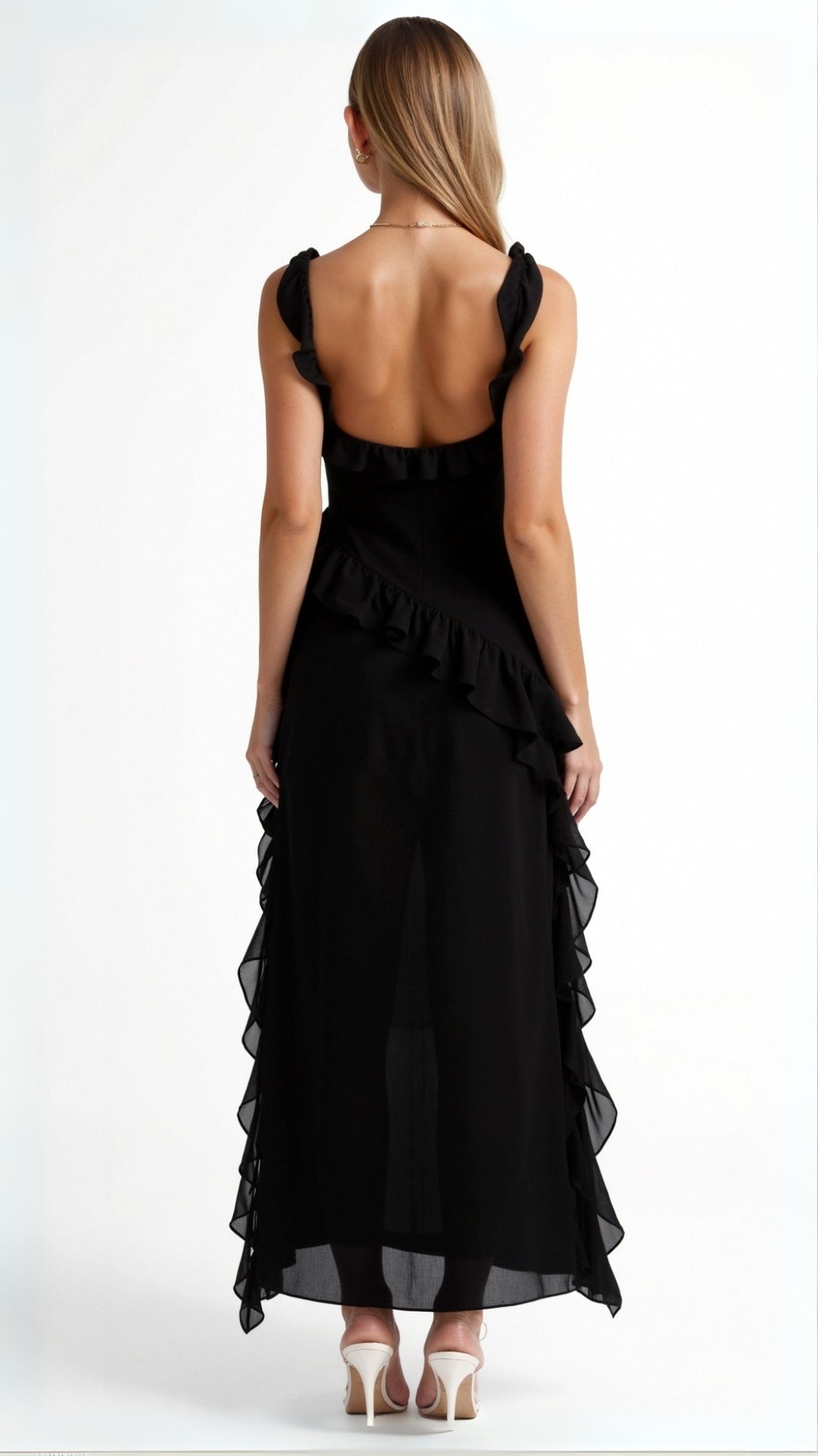 Nirova Ruffled Maxi Dress