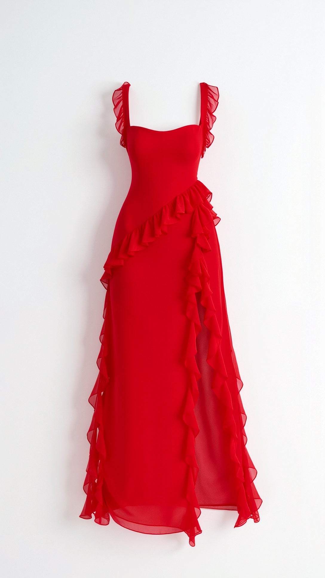 Nirova Ruffled Maxi Dress