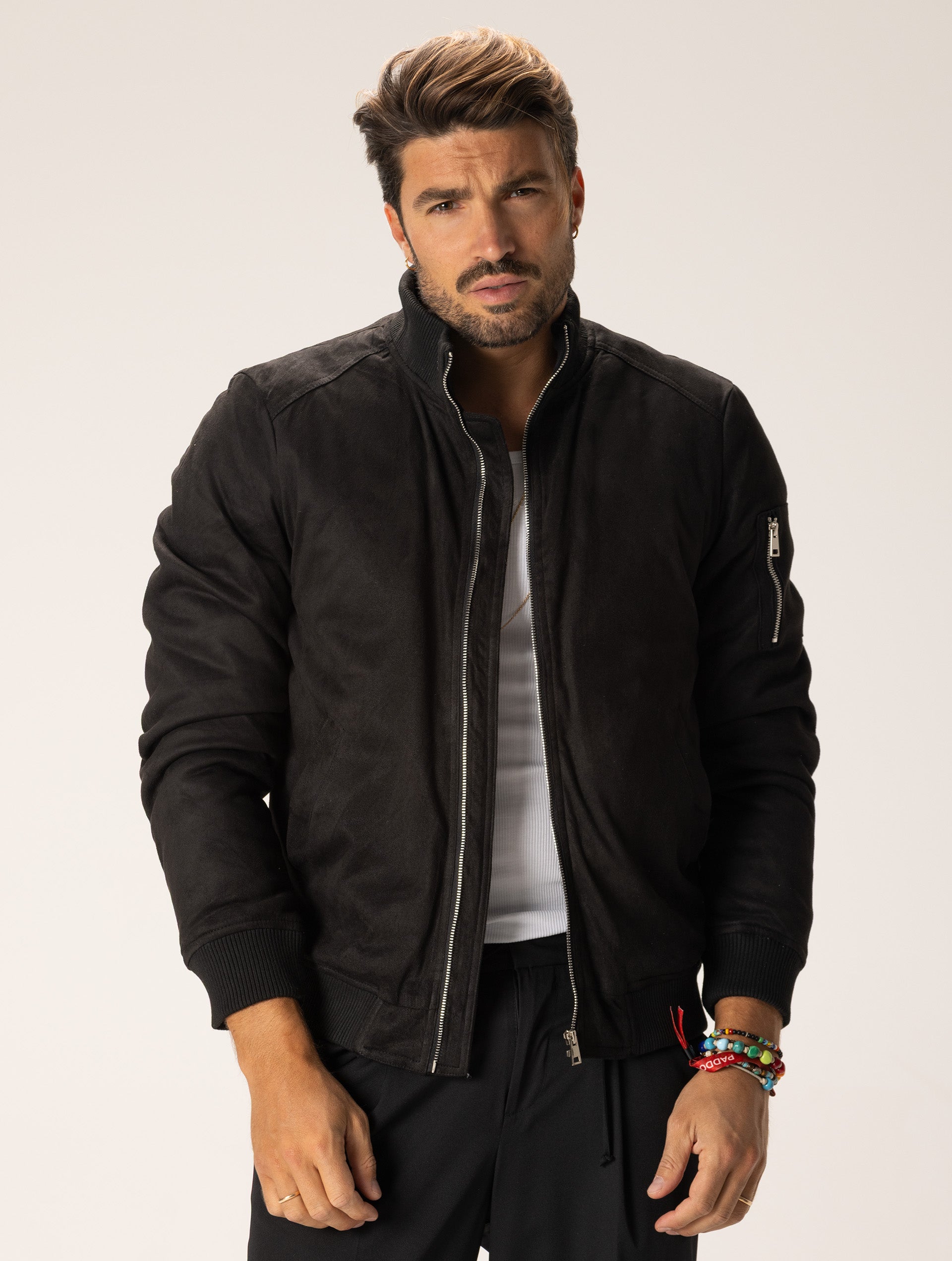 TIKUS BOMBER JACKET IN BLACK