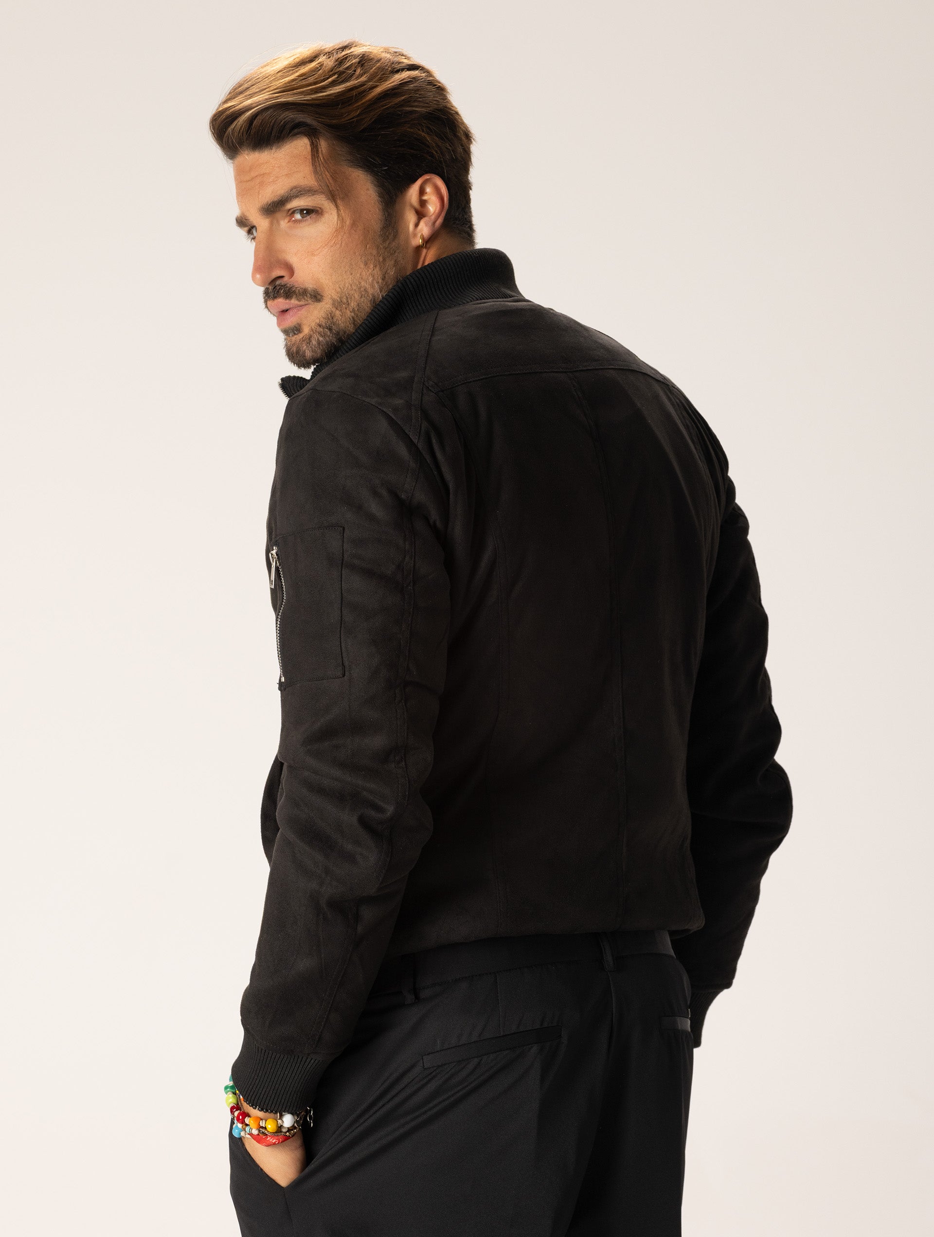 TIKUS BOMBER JACKET IN BLACK