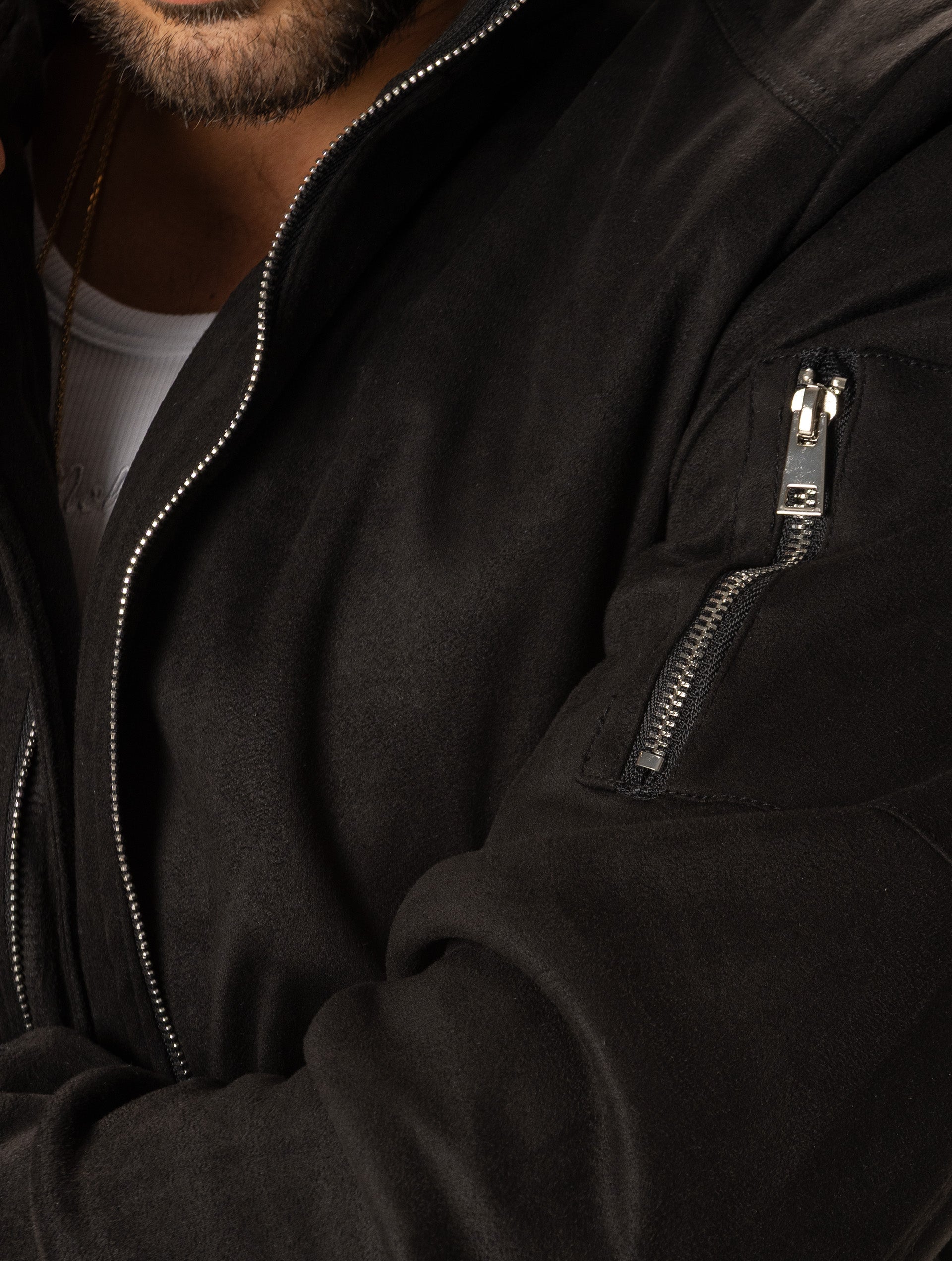 TIKUS BOMBER JACKET IN BLACK