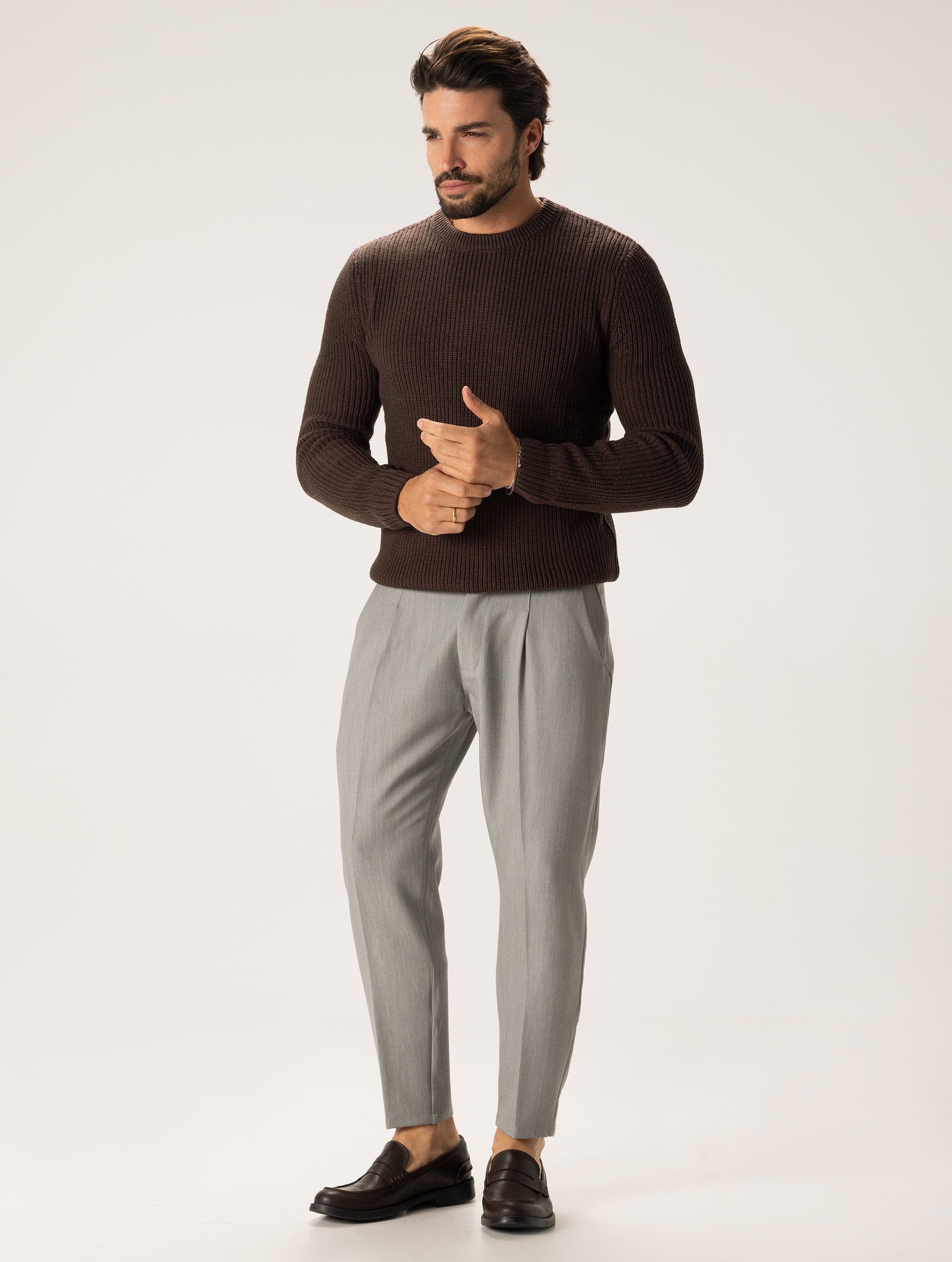 CARTER PANTS IN LIGHT GREY