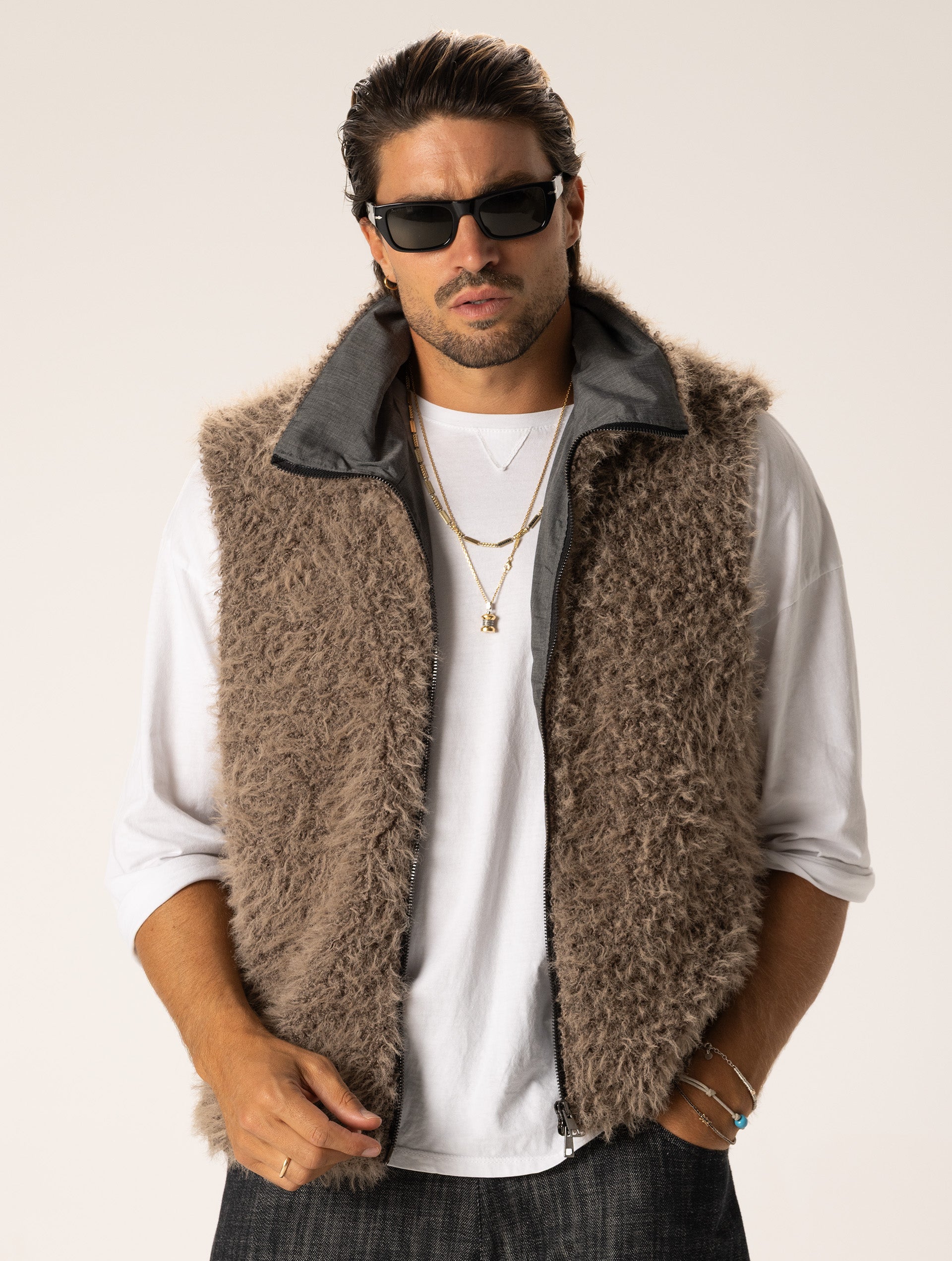 GENJO SHEARLING VEST