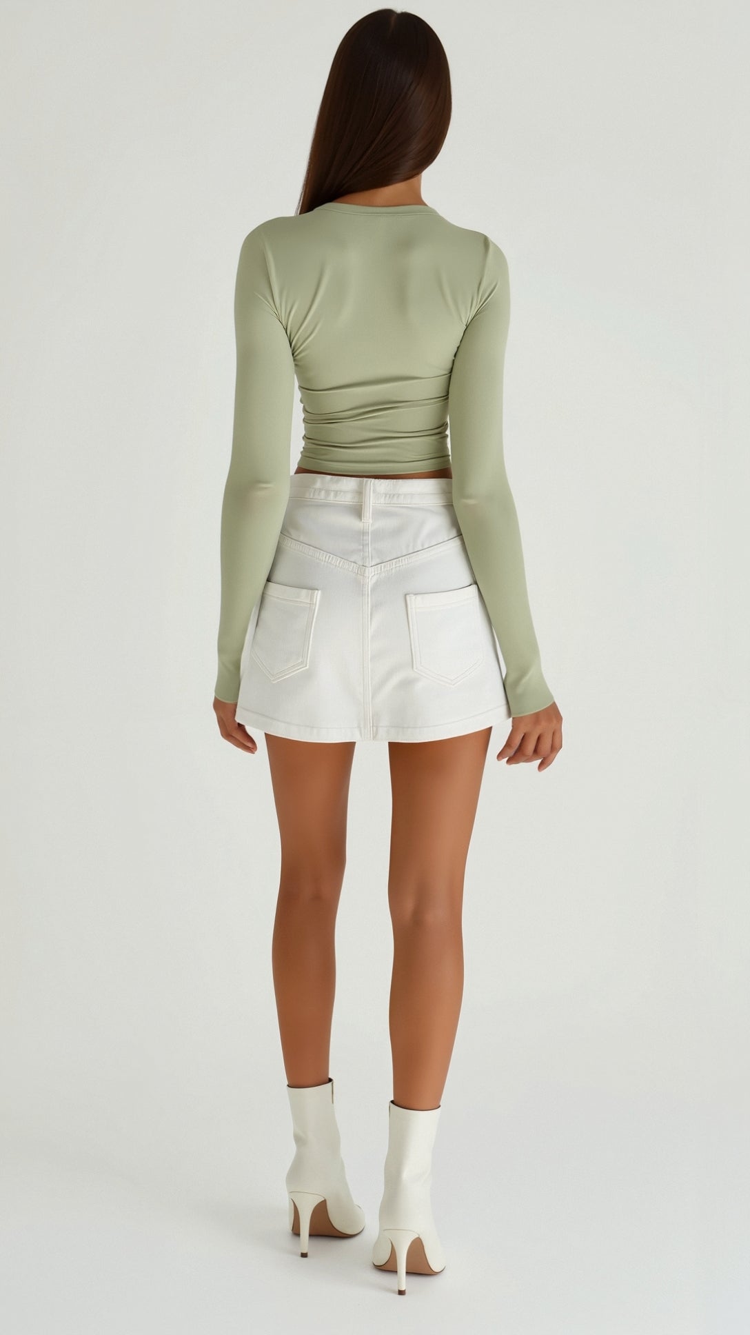 Karen Long-Sleeve Crop Top