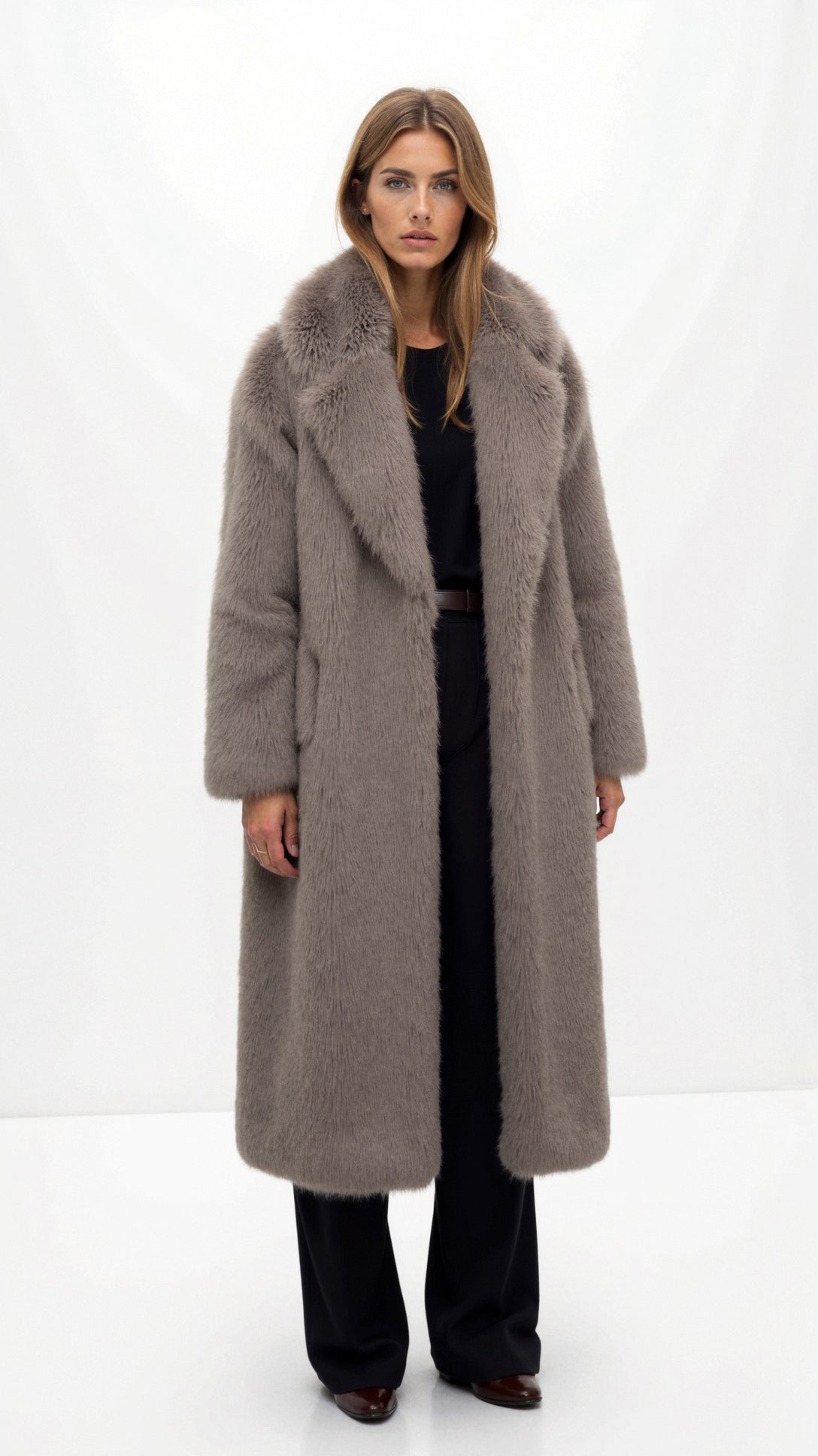 Narcissa Long Faux Fur Jacket