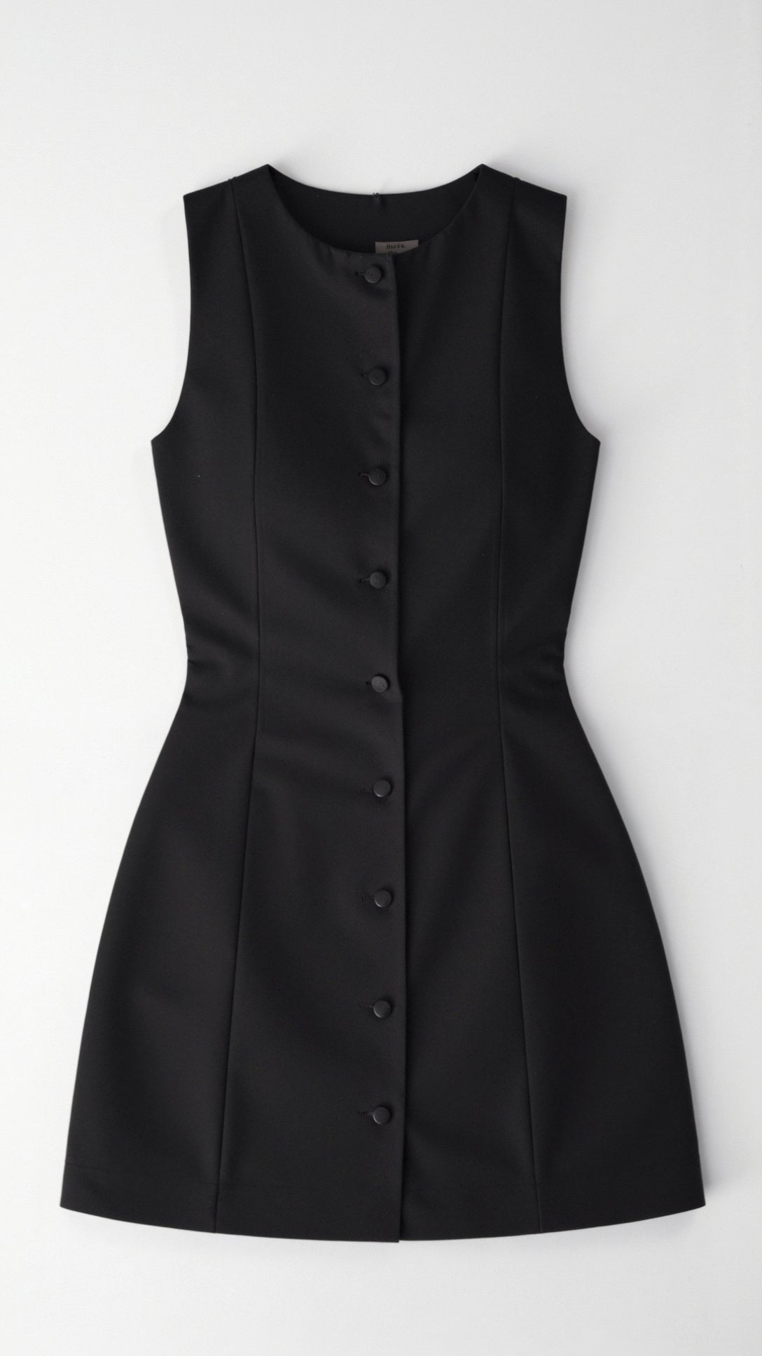 Patricia Sleeveless Button-Up Mini Dress