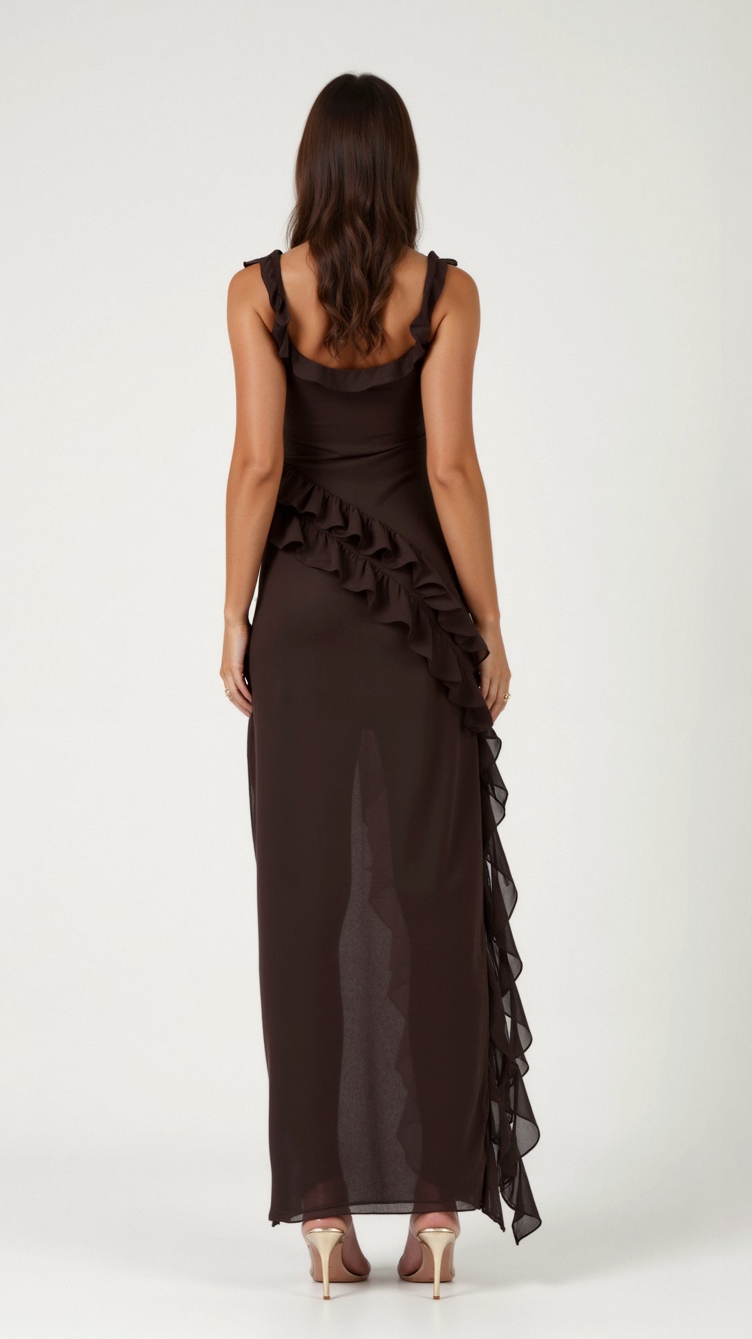Nirova Ruffled Maxi Dress