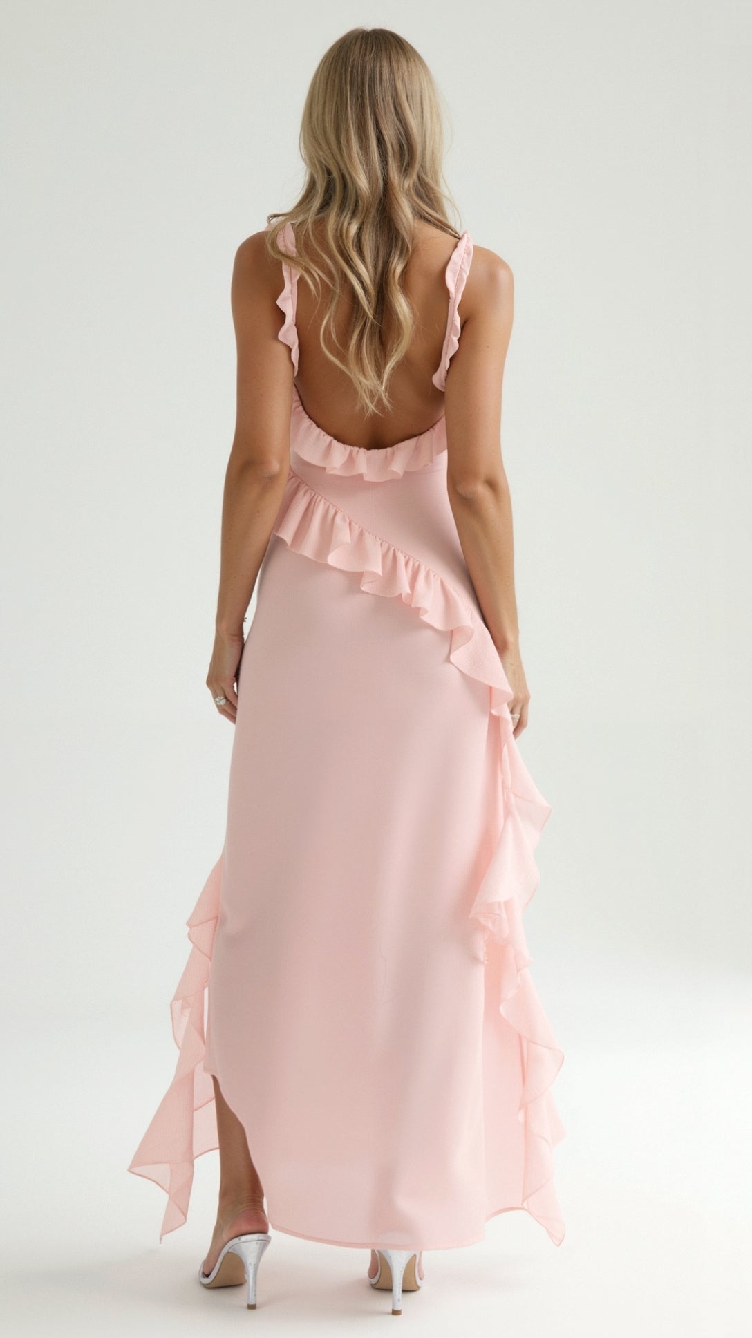 Nirova Ruffled Maxi Dress